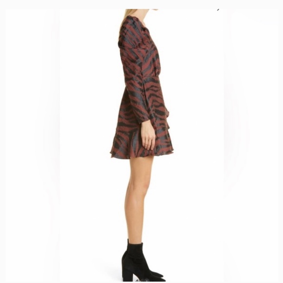 NWT Ted Baker dress Size 1 with ruffle - Picture 8 of 10